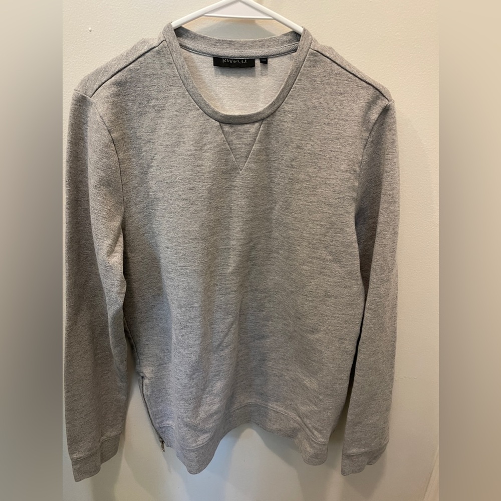 Rw&co grey sweater men’s medium